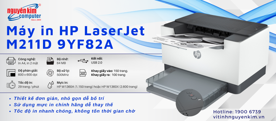 HP LaserJet M211D 2YF82A